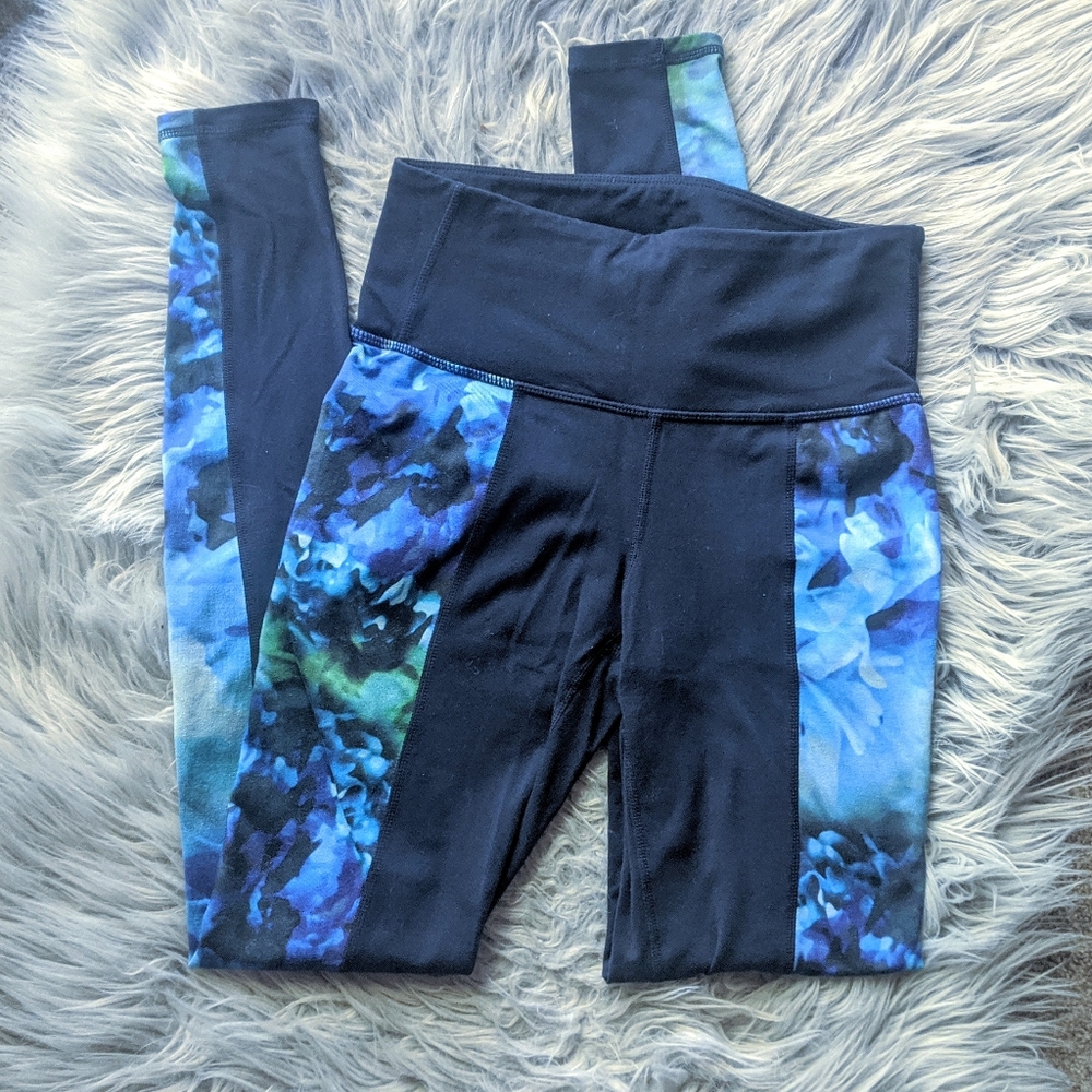 ATHLETA Chaturanga Bloom High Rise Yoga Pants XS